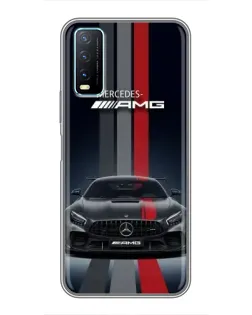 Чехол для Vivo Y20 с картинкой «Mercedes — белый карбон» Чехол для Vivo Y20 с картинкой «Mercedes — белый карбон»