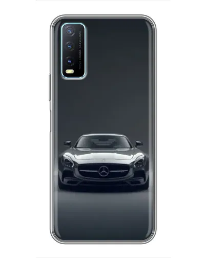 Чехол для Vivo Y20 с картинкой «Mercedes на черном» Чехол для Vivo Y20 с картинкой «Mercedes на черном»