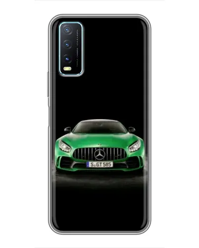Чехол для Vivo Y20 с картинкой «Mercedes — неоновый лого» Чехол для Vivo Y20 с картинкой «Mercedes — неоновый лого»