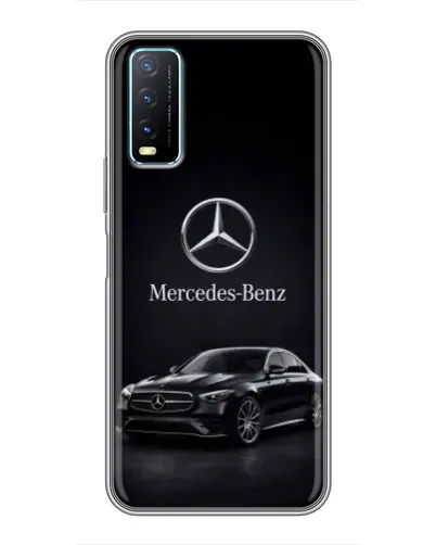 Чехол для Vivo Y20 с картинкой «Mercedes — решетка радиатора» Чехол для Vivo Y20 с картинкой «Mercedes — решетка радиатора»