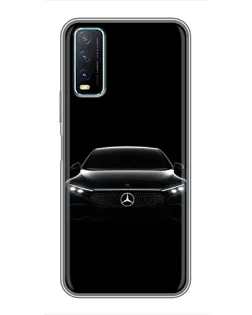Чехол для Vivo Y20 с картинкой «Mercedes Vision — концепт»
