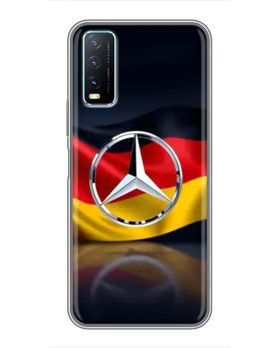 Чехол для Vivo Y20 с картинкой «Mercedes — флаг Германии» Чехол для Vivo Y20 с картинкой «Mercedes — флаг Германии»