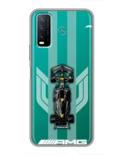 Чехол для Vivo Y20 с картинкой «Mercedes AMG Petronas»