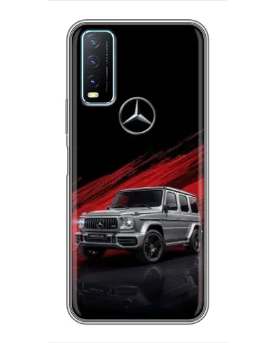 Чехол для Vivo Y20 с картинкой «Mercedes G-Class красный» Чехол для Vivo Y20 с картинкой «Mercedes G-Class красный»