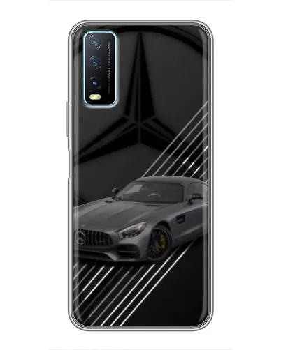 Чехол для Vivo Y20 с картинкой «Mercedes AMG — графика» Чехол для Vivo Y20 с картинкой «Mercedes AMG — графика»