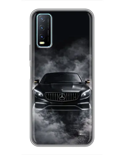 Чехол для Vivo Y20 с картинкой «Mercedes в дыму» Чехол для Vivo Y20 с картинкой «Mercedes в дыму»