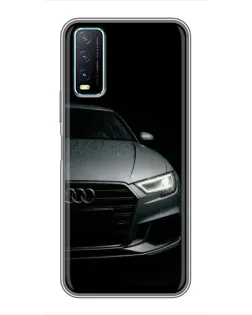 Чехол для Vivo Y20 с картинкой «Audi — детализация кузова» Чехол для Vivo Y20 с картинкой «Audi — детализация кузова»
