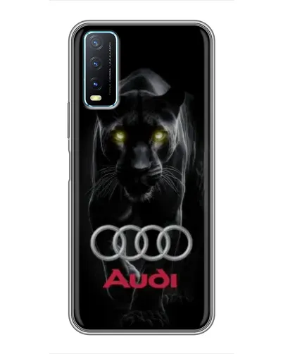 Чехол для Vivo Y20 с картинкой «Пантера и Audi» Чехол для Vivo Y20 с картинкой «Пантера и Audi»