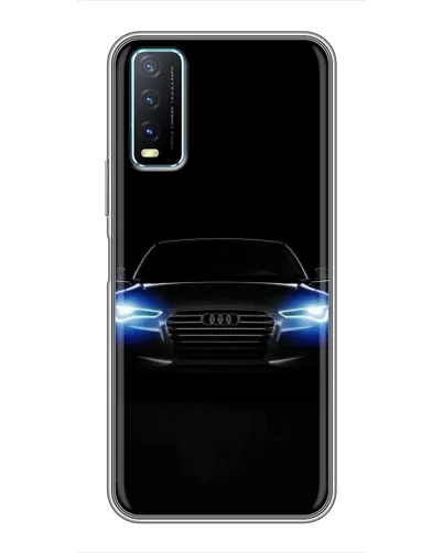 Чехол для Vivo Y20 с картинкой «Audi в неоне» Чехол для Vivo Y20 с картинкой «Audi в неоне»