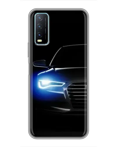 Чехол для Vivo Y20 с картинкой «Неоновый взгляд Audi» Чехол для Vivo Y20 с картинкой «Неоновый взгляд Audi»