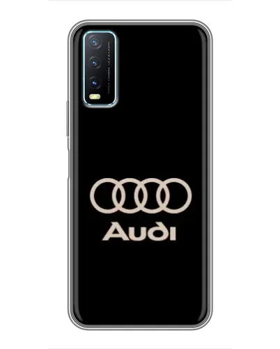 Чехол для Vivo Y20 с картинкой «Audi — золотой логотип» Чехол для Vivo Y20 с картинкой «Audi — золотой логотип»