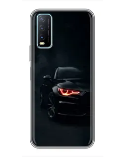 Чехол для Vivo Y20 с картинкой «Audi — хищный взгляд»