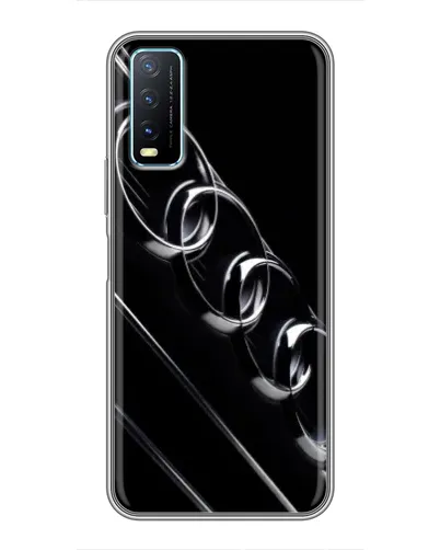 Чехол для Vivo Y20 с картинкой «Audi — абстрактные кольца» Чехол для Vivo Y20 с картинкой «Audi — абстрактные кольца»