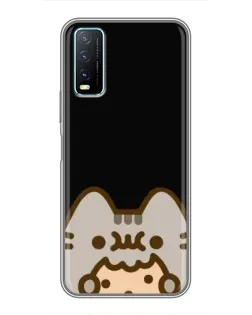 Чехол для Vivo Y20 с картинкой «Пушин на черном» Чехол для Vivo Y20 с картинкой «Пушин на черном»