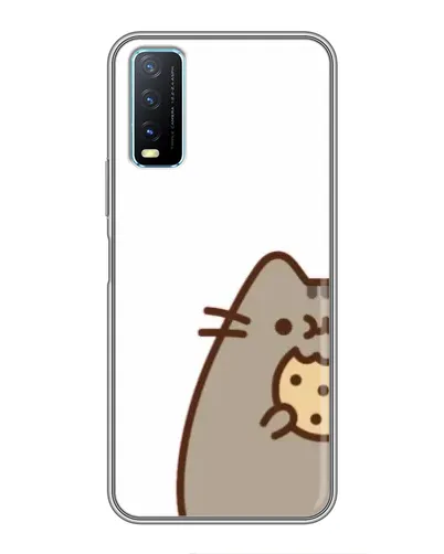 Чехол для Vivo Y20 с картинкой «Пушин с печеньем»