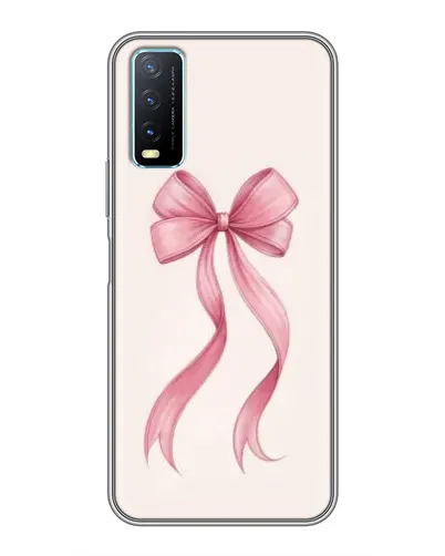 Чехол для Vivo Y20 с картинкой «Розовый бант» Чехол для Vivo Y20 с картинкой «Розовый бант»