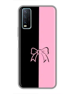 Чехол для Vivo Y20 с картинкой «Половинки банта» Чехол для Vivo Y20 с картинкой «Половинки банта»