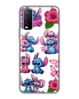 Чехол для Vivo Y20 с картинкой «Стикеры Stitch и Angel» Чехол для Vivo Y20 с картинкой «Стикеры Stitch и Angel»