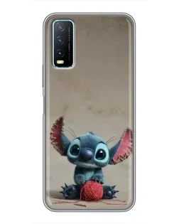 Чехол для Vivo Y20 с картинкой «Стич на коричневом фоне» Чехол для Vivo Y20 с картинкой «Стич на коричневом фоне»