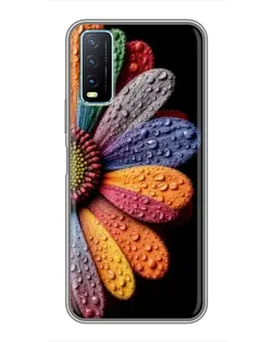 Чехол для Vivo Y20 с картинкой «Радужный цветок» Чехол для Vivo Y20 с картинкой «Радужный цветок»
