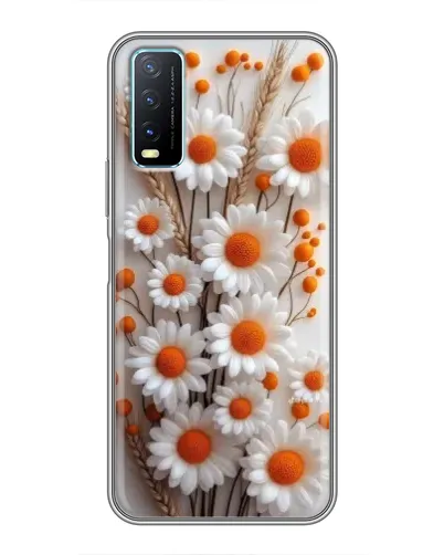 Чехол для Vivo Y20 с картинкой «Белые сухоцветы» Чехол для Vivo Y20 с картинкой «Белые сухоцветы»