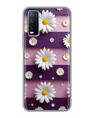 Чехол для Vivo Y20 с картинкой «Ромашки на фиолетовом» Чехол для Vivo Y20 с картинкой «Ромашки на фиолетовом»