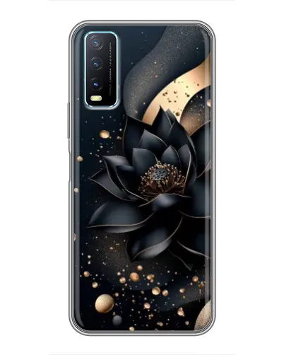 Чехол для Vivo Y20 с картинкой «Черный лотос» Чехол для Vivo Y20 с картинкой «Черный лотос»