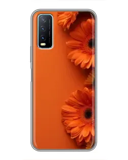 Чехол для Vivo Y20 с картинкой «Оранжевые герберы» Чехол для Vivo Y20 с картинкой «Оранжевые герберы»