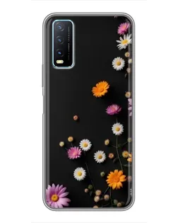 Чехол для Vivo Y20 с картинкой «Цветочная композиция» Чехол для Vivo Y20 с картинкой «Цветочная композиция»