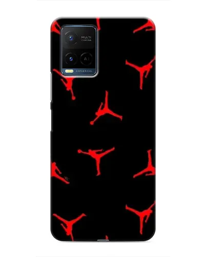 Чехол для Vivo Y21 / Y21s с картинкой «Jordan Red Pattern» Чехол для Vivo Y21 / Y21s с картинкой «Jordan Red Pattern»