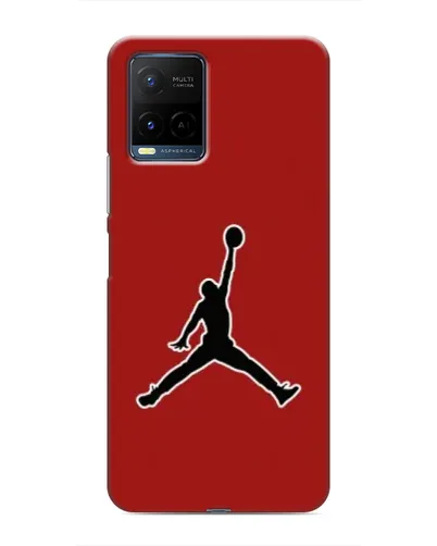Чехол для Vivo Y21 / Y21s с картинкой «Jordan Red Back» Чехол для Vivo Y21 / Y21s с картинкой «Jordan Red Back»