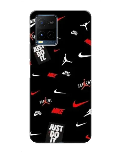 Чехол для Vivo Y21 / Y21s с картинкой «Nike Mix Pattern» Чехол для Vivo Y21 / Y21s с картинкой «Nike Mix Pattern»