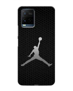 Чехол для Vivo Y21 / Y21s с картинкой «Jordan Dark Carbon»