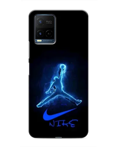 Чехол для Vivo Y21 / Y21s с картинкой «Jordan Neon Blue» Чехол для Vivo Y21 / Y21s с картинкой «Jordan Neon Blue»