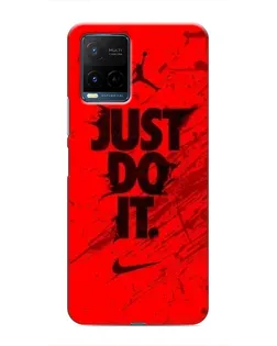 Чехол для Vivo Y21 / Y21s с картинкой «Nike Just Do It»