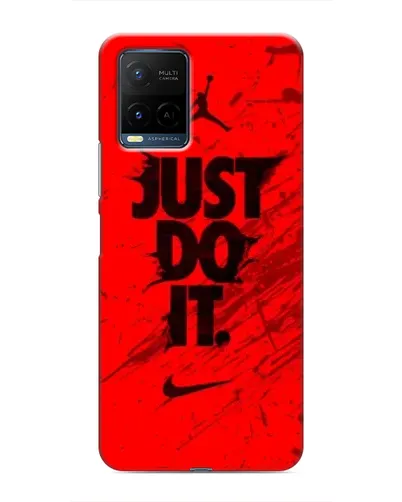 Чехол для Vivo Y21 / Y21s с картинкой «Nike Just Do It» Чехол для Vivo Y21 / Y21s с картинкой «Nike Just Do It»