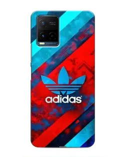 Чехол для Vivo Y21 / Y21s с картинкой «Абстракция Adidas»