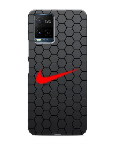Чехол для Vivo Y21 / Y21s с картинкой «Nike — карбоновая сетка» Чехол для Vivo Y21 / Y21s с картинкой «Nike — карбоновая сетка»