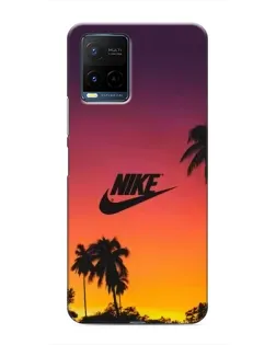 Чохол для Vivo Y21 / Y21s з картинкою «Nike на заході сонця» Чохол для Vivo Y21 / Y21s з картинкою «Nike на заході сонця»