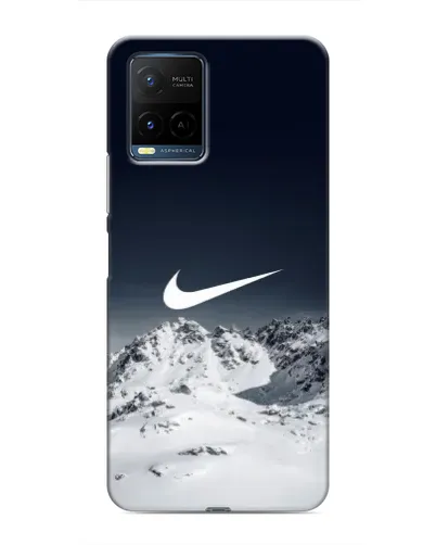 Чехол для Vivo Y21 / Y21s с картинкой «Nike — зимние горы» Чехол для Vivo Y21 / Y21s с картинкой «Nike — зимние горы»