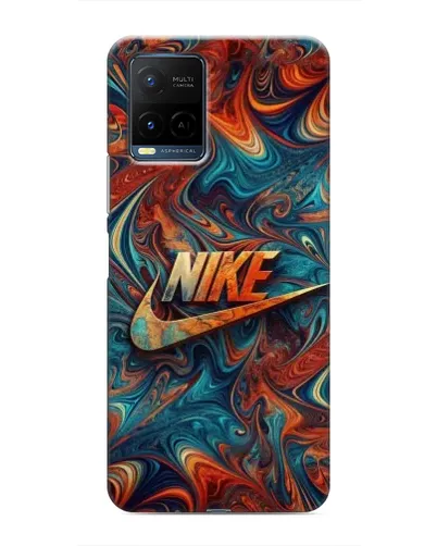 Чехол для Vivo Y21 / Y21s с картинкой «Nike в абстракции» Чехол для Vivo Y21 / Y21s с картинкой «Nike в абстракции»