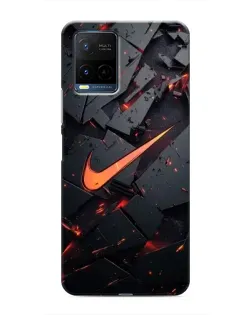 Чохол для Vivo Y21 / Y21s з картинкою «Nike — ефект розломів» Чохол для Vivo Y21 / Y21s з картинкою «Nike — ефект розломів»