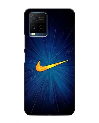 Чехол для Vivo Y21 / Y21s с картинкой «Синий пульс Nike» Чехол для Vivo Y21 / Y21s с картинкой «Синий пульс Nike»
