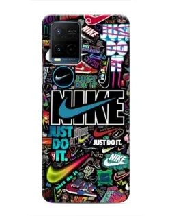 Чохол для Vivo Y21 / Y21s з картинкою «Яскравий колаж Nike» Чохол для Vivo Y21 / Y21s з картинкою «Яскравий колаж Nike»