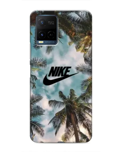 Чехол для Vivo Y21 / Y21s с картинкой «Тропический принт Nike» Чехол для Vivo Y21 / Y21s с картинкой «Тропический принт Nike»