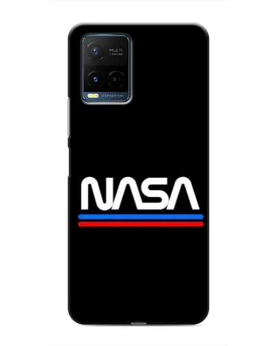 Чехол для Vivo Y21 / Y21s с картинкой «NASA — классика Red Blue» Чехол для Vivo Y21 / Y21s с картинкой «NASA — классика Red Blue»
