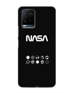 Чехол для Vivo Y21 / Y21s с картинкой «NASA — технический принт» Чехол для Vivo Y21 / Y21s с картинкой «NASA — технический принт»