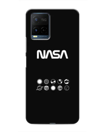 Чехол для Vivo Y21 / Y21s с картинкой «NASA — технический принт» Чехол для Vivo Y21 / Y21s с картинкой «NASA — технический принт»