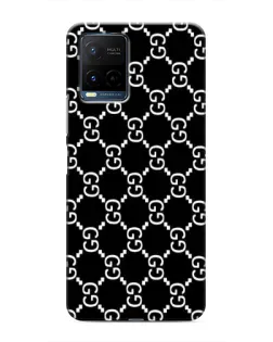 Чехол для Vivo Y21 / Y21s с картинкой «Gucci — сетчатый паттерн»