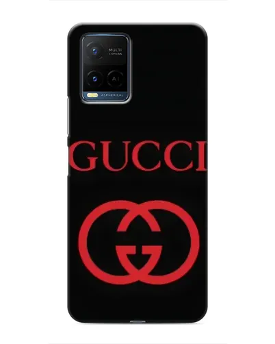 Чехол для Vivo Y21 / Y21s с картинкой «Gucci — красный логотип» Чехол для Vivo Y21 / Y21s с картинкой «Gucci — красный логотип»